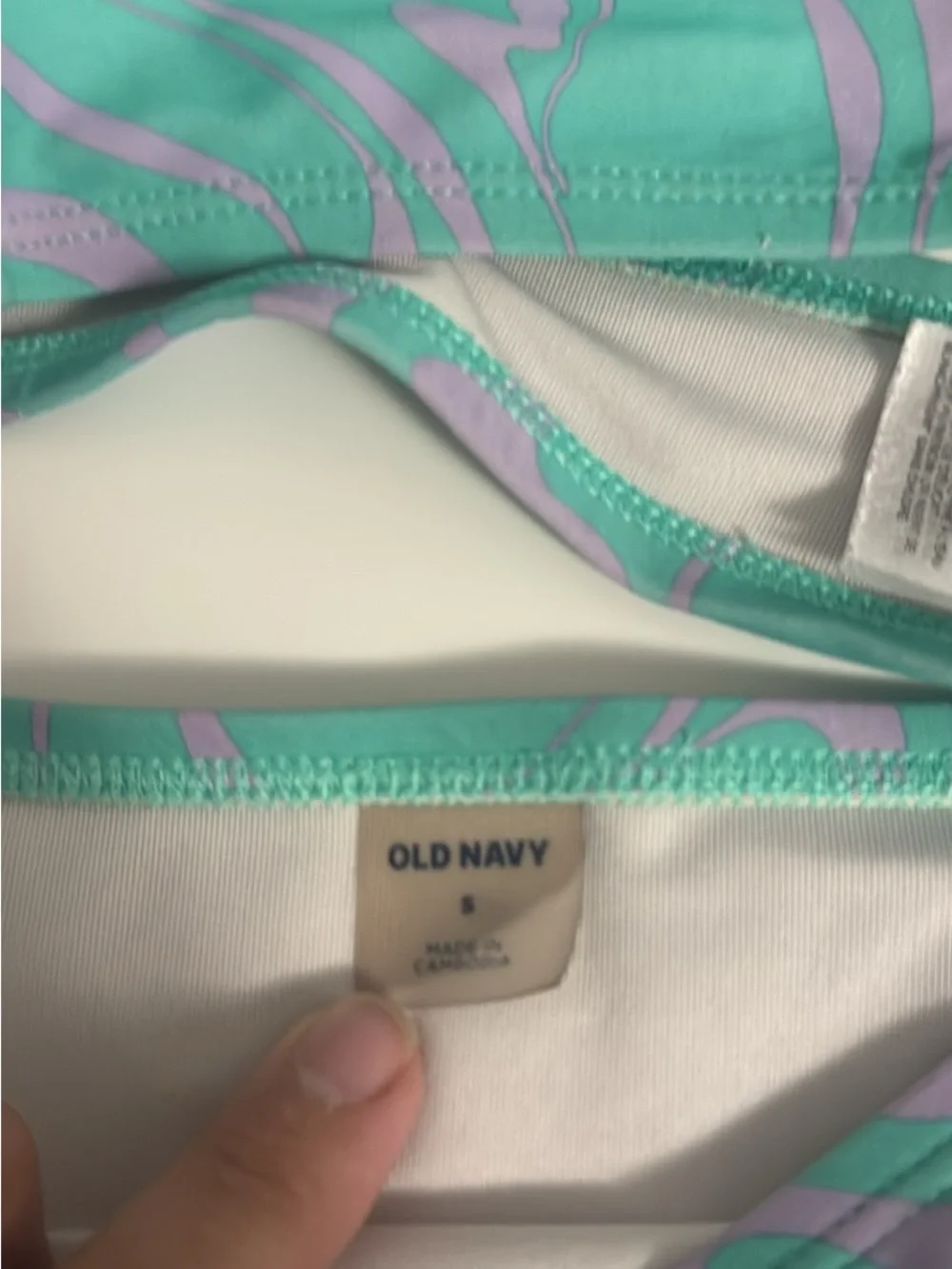 Girls Two-Piece Swim Set lot in Turquoise, Purple & Neon Pink